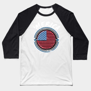 American Flag Baseball T-Shirt